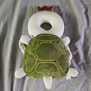 Green Turtle Baby Adjustable Head Protector